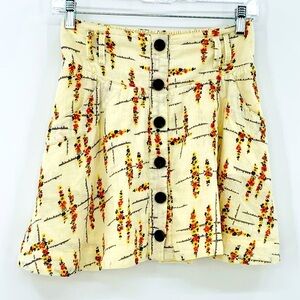 Free People Boho Floral Skirt